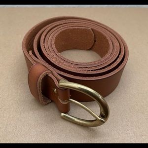 Women's Plus Size Casual Leather Jean Belt